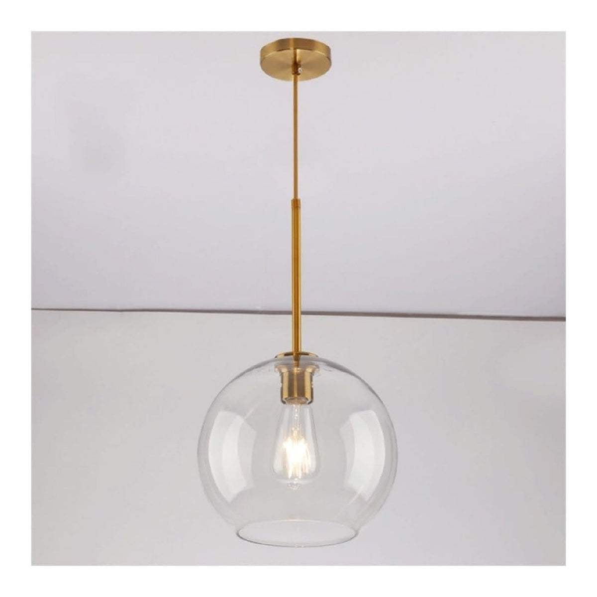 Suspension Dore et Ambre au style moderne avec conception fonctionnelle E27 YS-8603