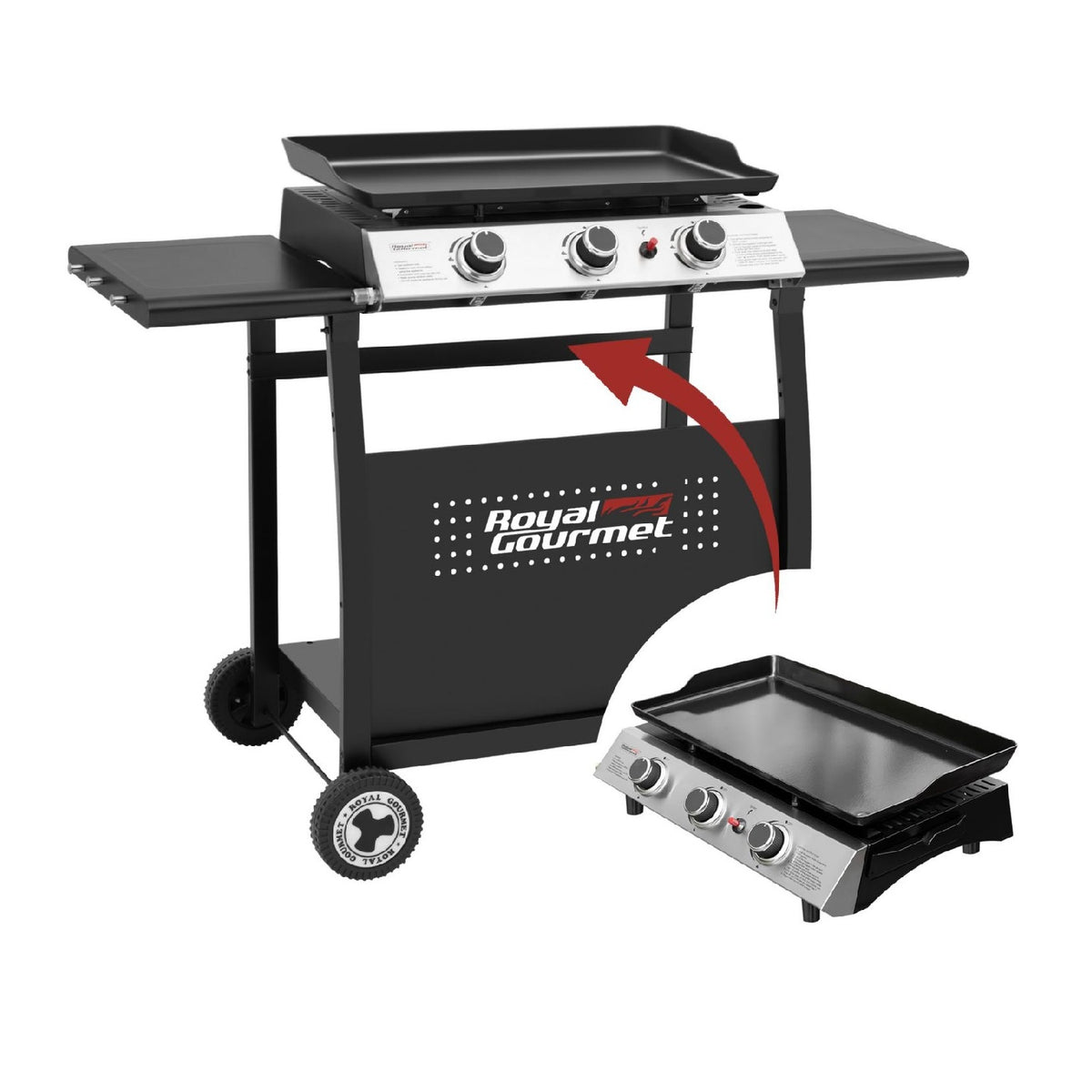 Barbecues a gaz royal gourmet compact