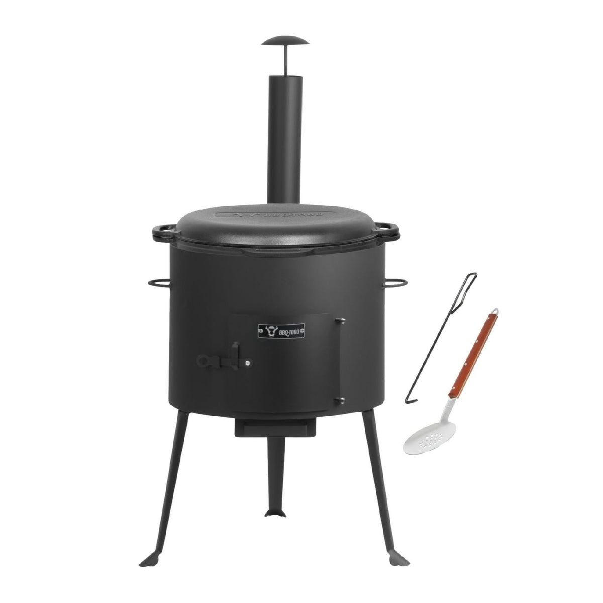 Chaudron fonte cuisines d'exterieur de jardin