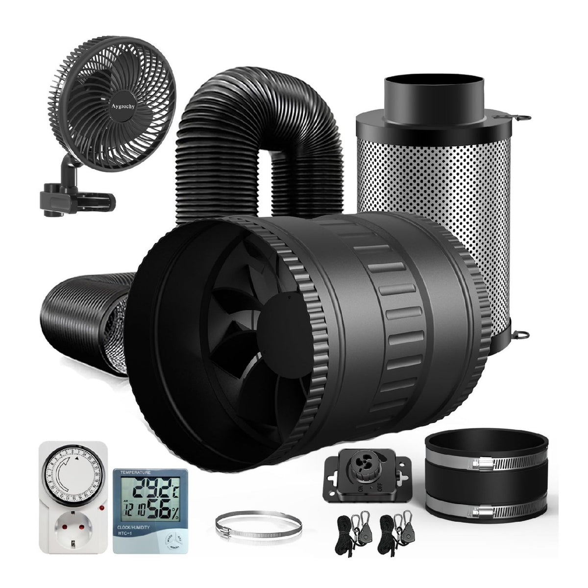 Equipement de ventilation pour d'air clipable