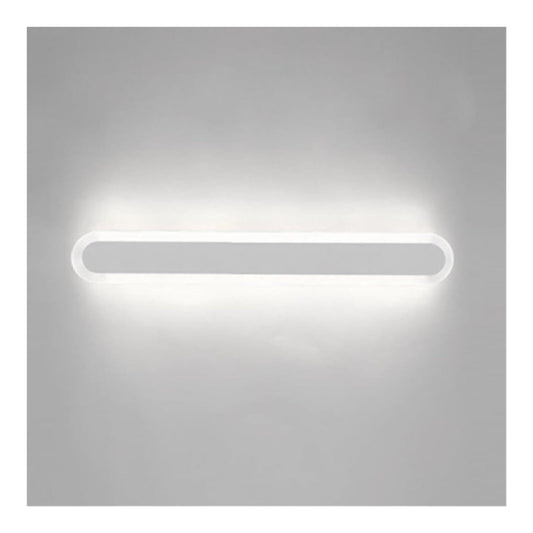 Applique murale Noir et Blanc aux lignes epurees avec eclairage confortable 3000K