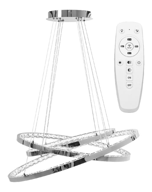Suspension decoratif Ambre et Transparent avec diffusion lumineuse harmonieuse 6000K