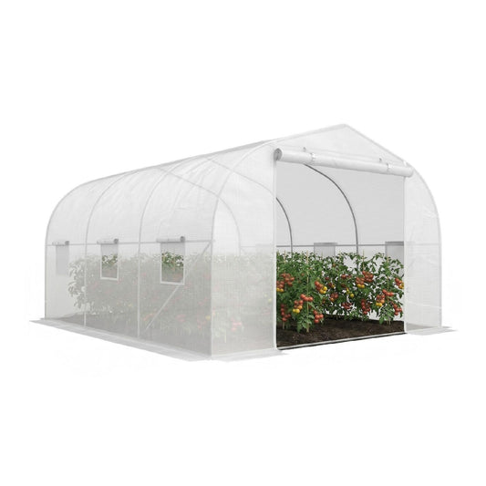 Enroulables blanc serres tunnel de jardin