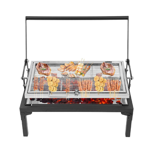 Inoxydable barbecues a charbon panier design