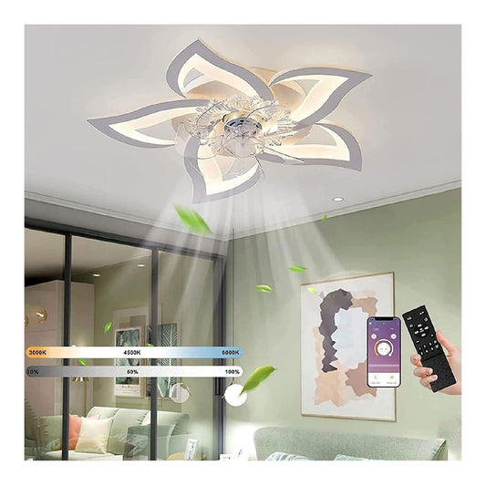 Plafonnier Blanc et Ambre au style moderne avec conception fonctionnelle 50W 3000 K