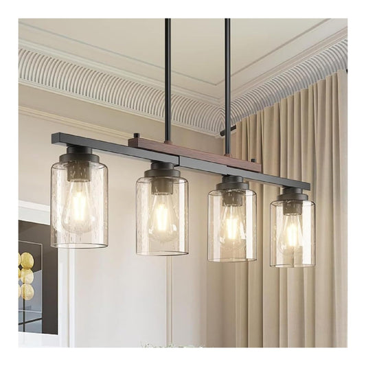 Plafonnier Noir et Ambre a presence elegante et lumiere agreable 60W E27