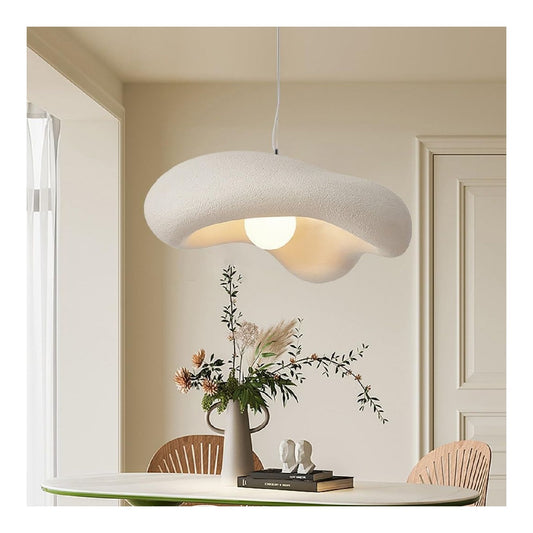 Suspension decoratif Noir et Blanc avec diffusion lumineuse harmonieuse E27 T9-7181