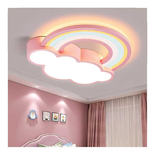 Suspension Blanc et Ambre a presence elegante et lumiere agreable 48W 3000K