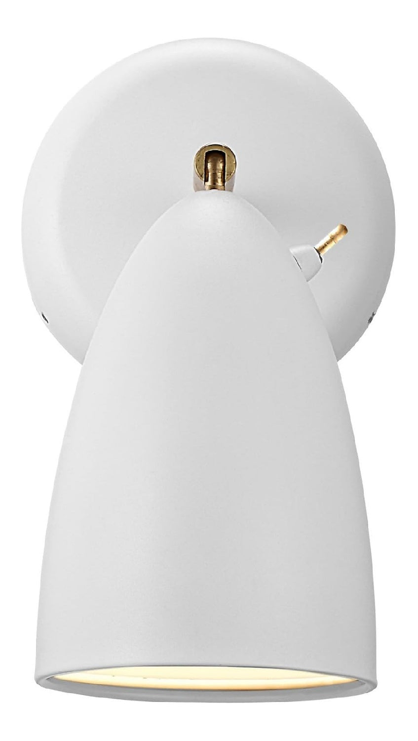Luminaire Blanc et Gris a silhouette graphique de type applique murale 6 W
