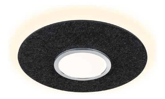 Plafonnier Blanc et Rouge aux lignes epurees avec eclairage confortable 5W 2700 K