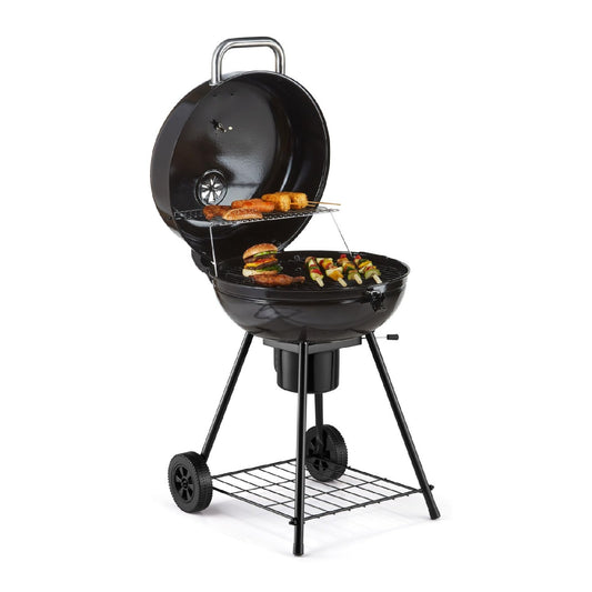 Grille barbecues a charbon thermometre couvercle verrouillable