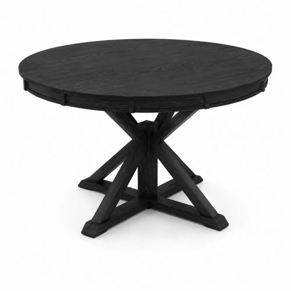 Table ronde en bois de ch¨ºne 120