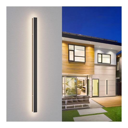 Applique murale Noir et Ambre au style moderne avec conception fonctionnelle 35W IP65 4000K