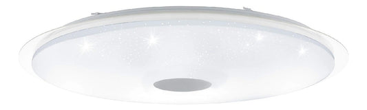 Eclairage Blanc et Transparent contemporain en version plafonnier