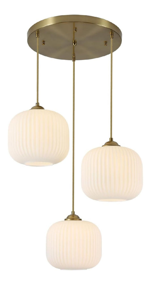 Lustre Dore et Ambre au style moderne avec conception fonctionnelle
