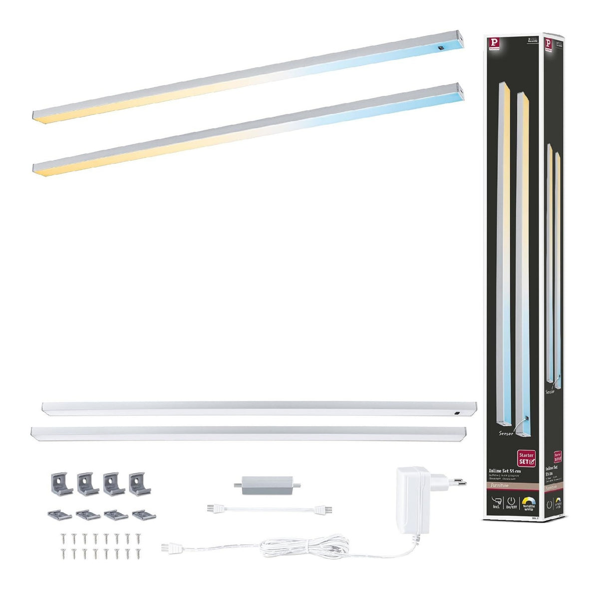Luminaire Blanc aux lignes epurees avec eclairage confortable KF-4961