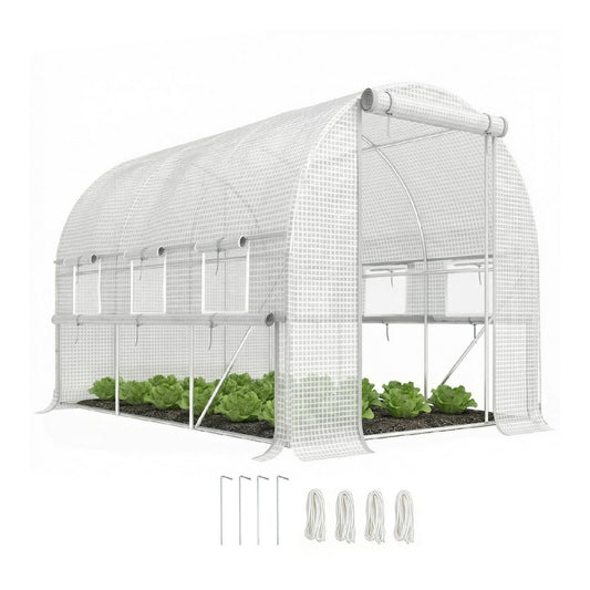 Enroulable serres tunnel pour blanc toile