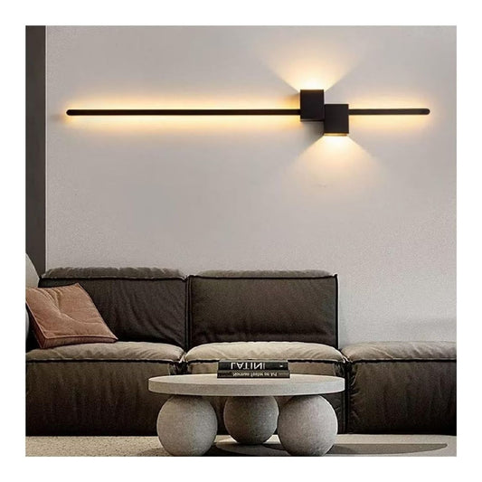 Applique murale Noir et Blanc au style moderne avec conception fonctionnelle 24W 3000K