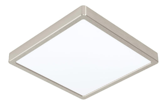 Plafonnier Blanc et Argente a presence elegante et lumiere agreable