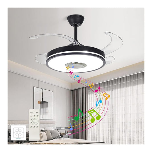 Plafonnier Noir et Ambre au style moderne avec conception fonctionnelle 3000K