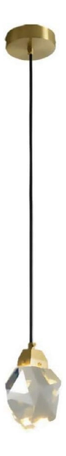 Eclairage Rouge et Transparent contemporain en version suspension