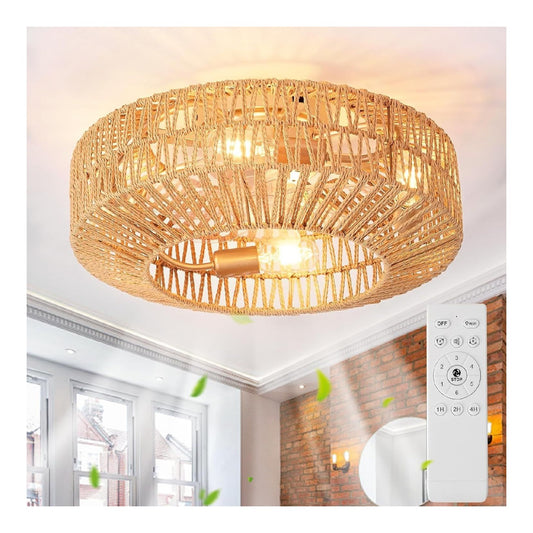 Plafonnier Ambre et Cuivre aux lignes epurees avec eclairage confortable 60 W E27