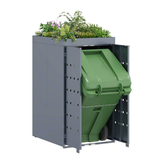 Abris pour poubelles poubelle cache et toit