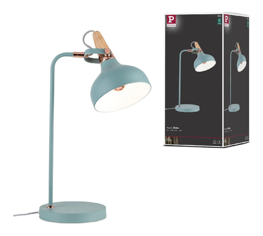 Lampe de table Vert et Cuivre au style moderne avec conception fonctionnelle E14