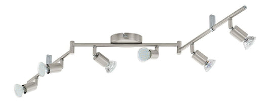 Solution lumineuse Blanc et Ambre au dessin sobre en format rail de spots GU10