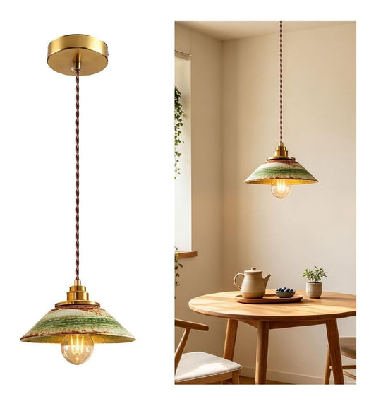 Luminaire Noir a silhouette graphique de type suspension E27