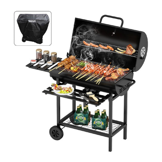 Barbecues a charbon thermometre cendres gants anti-brulures