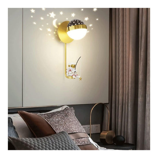 Solution lumineuse Ambre et Vert au dessin sobre en format applique murale QQ-9165