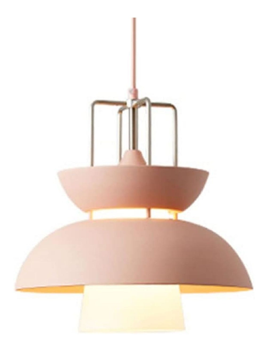 Eclairage Gris et Ambre contemporain en version suspension E27
