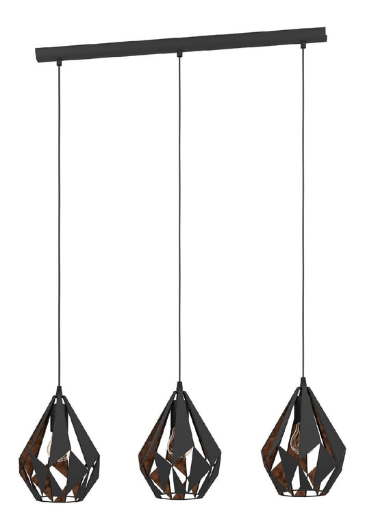 Suspension decoratif Rouge avec diffusion lumineuse harmonieuse 60 W E27