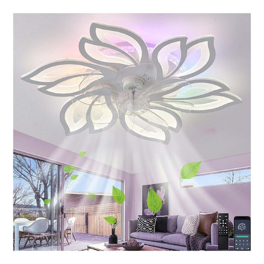 Eclairage Blanc et Ambre contemporain en version lustre 3000K 7X-2353