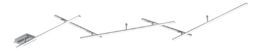 Plafonnier Blanc aux lignes epurees avec eclairage confortable 6 W 3000 K
