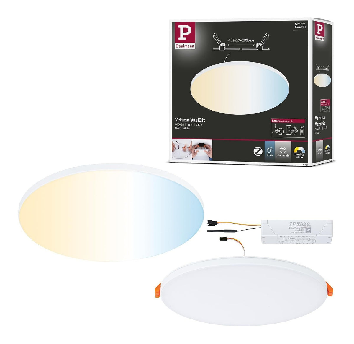 Spot de plafond Blanc a presence elegante et lumiere agreable
