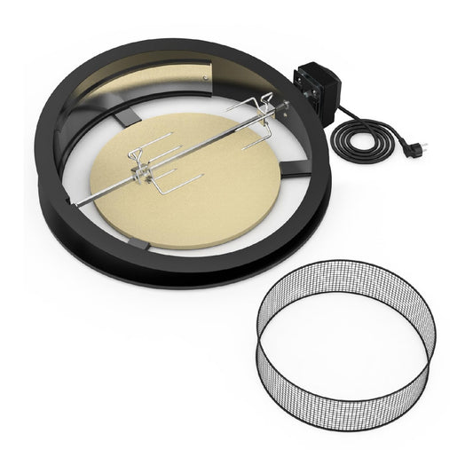 Onlyfire tournebroche pour rotissoires pour barbecue de jardin