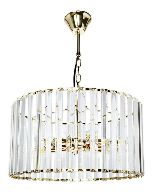 Solution lumineuse Ambre au dessin sobre en format suspension E27 9V-5698