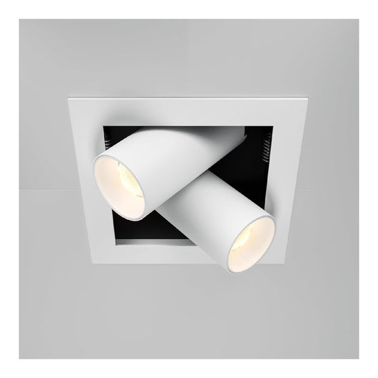 Spot de plafond Noir et Blanc a presence elegante et lumiere agreable 3000K