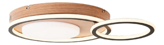 Plafonnier Noir et Marron au style moderne avec conception fonctionnelle 50W
