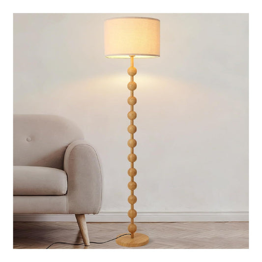 Eclairage Ambre et Marron contemporain en version lampadaire E27