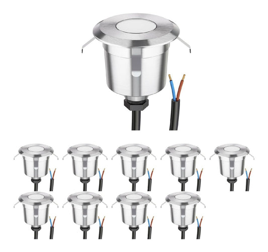 Luminaire Blanc et Rouge aux lignes epurees avec eclairage confortable 5 W IP65