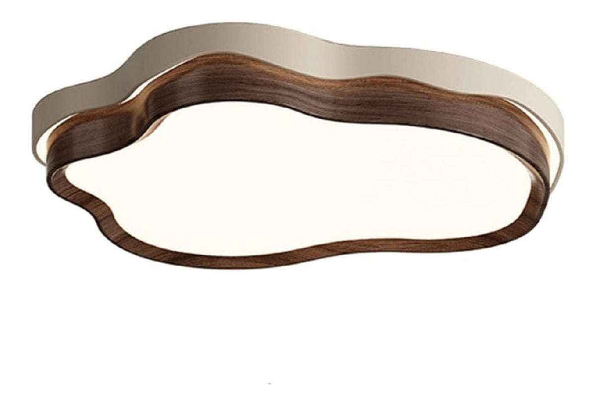 Plafonnier Blanc et Ambre au style moderne avec conception fonctionnelle M6-4389